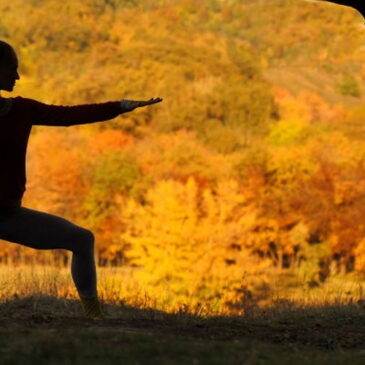 yoga automne